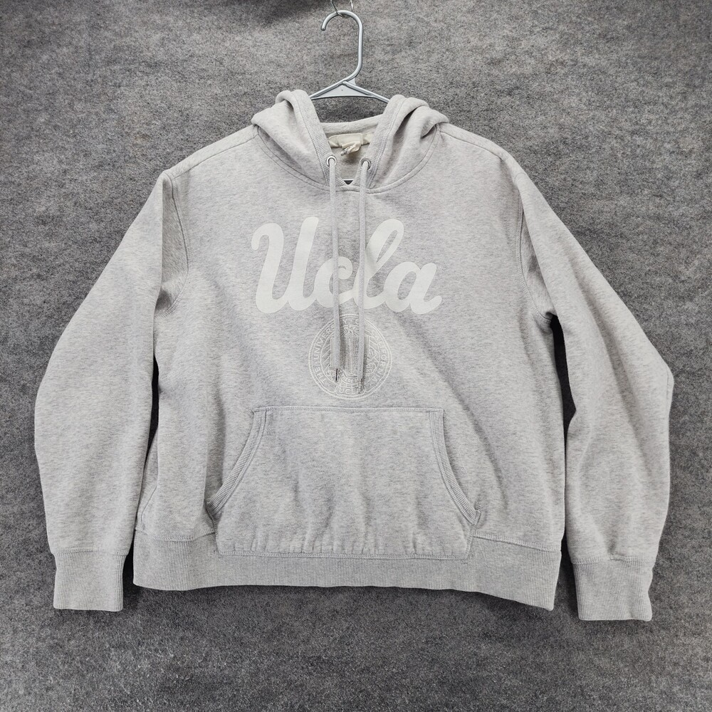 UCLA H&M Hoodie Womens Large Hooded Gray Sweatshirt